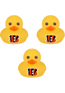 Cincinnati Bengals Black 3pk Rubber Duck
