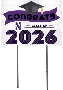 Northwestern Wildcats KH Sports Fan Class Of Yard Sign - Purple