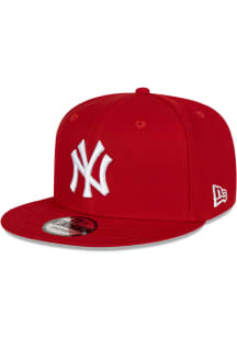 New Era New York Yankees Red Basic 9FIFTY Mens Snapback Hat