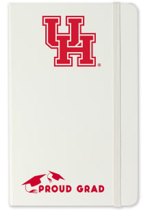Houston Cougars Proud Grad Notebook - White