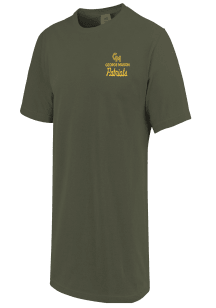 George Mason University Green Mascot Overlay Short Sleeve T Shirt