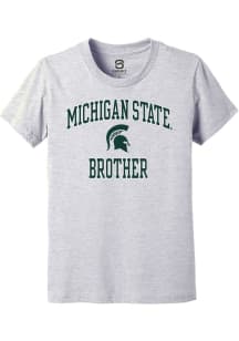 Summit Sportswear Michigan State Spartans Youth Grey Brother Short Sleeve T-Shirt