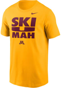 Nike Minnesota Golden Gophers Gold DriFit Short Sleeve T Shirt