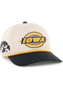 47 Iowa Hawkeyes Ivory Frameout Hitch Youth Adjustable Hat