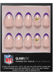 Minnesota Vikings Glamnetic Press On Nails Cosmetics
