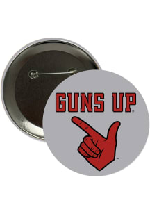 Texas Tech Red Raiders 3" Guns Up! Button - Red