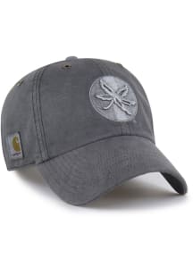 47 Ohio State Buckeyes Carhartt Garment Dyed Clean Up Adjustable Hat - Charcoal