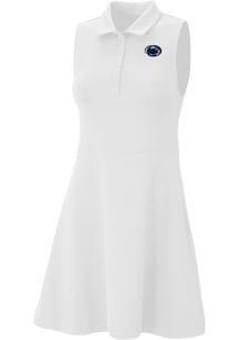 Columbia Penn State Nittany Lions Womens White Heat Seal Match Short Sleeve Dress