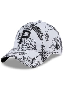 New Era Pittsburgh Pirates White Tonal Floral Print 9TWENTY Womens Adjustable Hat