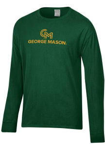 ComfortWash George Mason University Green Garment Dyed Long Sleeve T Shirt