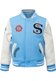 Pro Standard Chicago White Sox Toddler Light Blue Retro Classics Outerwear Light Weight Jacket
