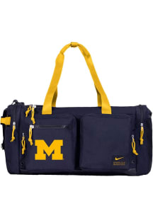 Nike Michigan Wolverines Blue Utility Power Medium Gym Bag