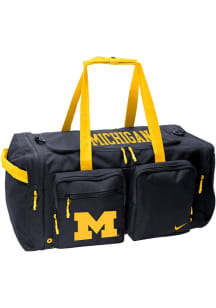 Nike Michigan Wolverines Blue Utility Power Gym Bag