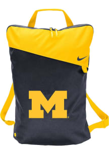 Nike Michigan Wolverines Blue Utility Design Gym Bag