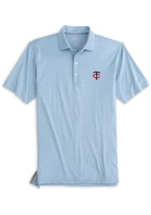 Johnnie O Minnesota Twins Mens Light Blue Hinson Short Sleeve Fashion Polo