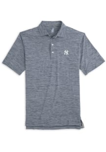 Johnnie O New York Yankees Mens Navy Blue Hinson Short Sleeve Fashion Polo