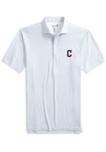 Johnnie O Cleveland Guardians Mens Navy Blue Slade Short Sleeve Fashion Polo