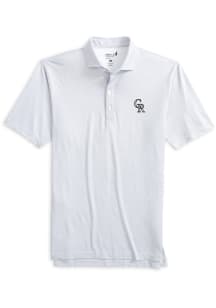 Johnnie O Colorado Rockies Mens Black Slade Short Sleeve Fashion Polo