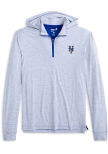 Johnnie O New York Mets Mens Blue Hybrid Long Sleeve Hoodie