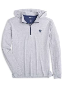 Johnnie O New York Yankees Mens Navy Blue Hybrid Long Sleeve Hoodie