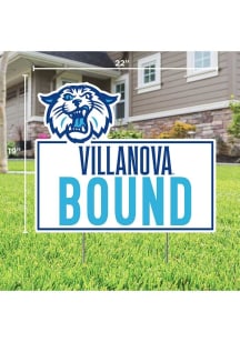 Villanova Wildcats School Bound Yard Sign - White
