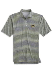 Johnnie O Michigan Wolverines Mens   Short Sleeve Polo