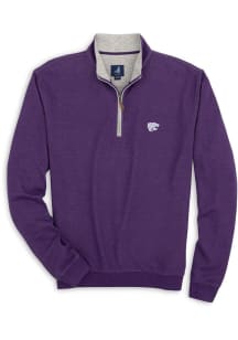 Johnnie O K-State Wildcats Mens Purple Sully Long Sleeve Qtr Zip Pullover