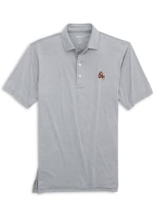 Johnnie O Arizona State Sun Devils Mens Grey Huron Short Sleeve Fashion Polo