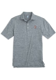 Johnnie O Ohio State Buckeyes Mens Black Huron Short Sleeve Fashion Polo