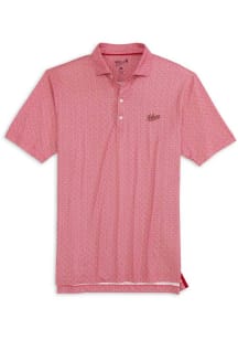 Johnnie O Indiana Hoosiers Mens Crimson Hinson Short Sleeve Fashion Polo