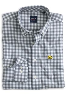 Johnnie O Iowa Hawkeyes Mens Black Archie Long Sleeve Dress Shirt