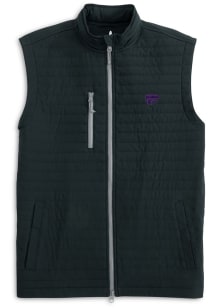 Johnnie O K-State Wildcats Mens Black Crosswind Sleeveless Jacket