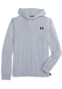 Johnnie O Michigan Wolverines Mens Grey Talon Long Sleeve Hoodie