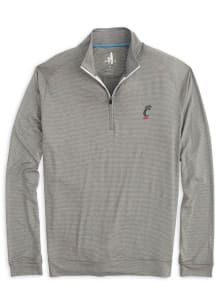 Johnnie O Cincinnati Bearcats Mens Charcoal Vaughn Long Sleeve Qtr Zip Pullover