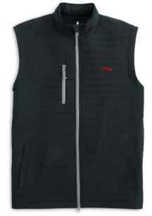 Johnnie O Arkansas Razorbacks Mens Black Crosswind Sleeveless Jacket