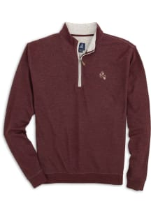 Johnnie O Arizona State Sun Devils Mens Maroon Sully Long Sleeve Qtr Zip Pullover