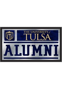 Tulsa Golden Hurricane Alumni Hanging Back Bar Mirror