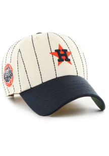 47 Houston Astros Rawlings Pin Stripe Clean Up Adjustable Hat - White