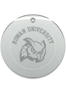 Rowan University Crystal Ornament - Brown