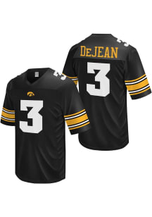 Cooper DeJean  Original Retro Brand Iowa Hawkeyes Black Football Name and Number Football Jersey
