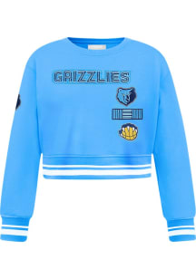 Pro Standard Memphis Grizzlies Girls Light Blue Retro Classics Long Sleeve T-Shirt