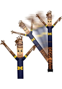 Michigan Wolverines Black Outdoor Inflatable Scarecrow team color and team logo