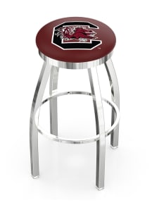 South Carolina Gamecocks Chrome Pub Stool - Silver