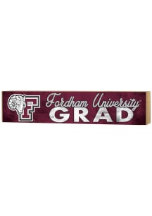 KH Sports Fan Fordham Rams Grad graduation graphic Sign - Maroon
