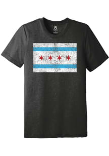 Summit Sportswear Chicago Black City flag Short Sleeve Fashion T Shirt