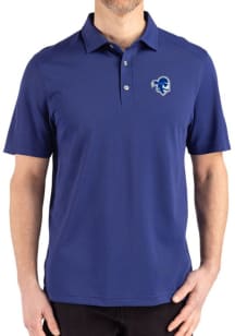 Cutter and Buck Seton Hall Pirates Navy Blue Advantage Refresh Pique Big and Tall Polo