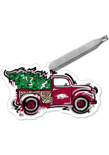 Arkansas Razorbacks Truck Ornament - Cardinal