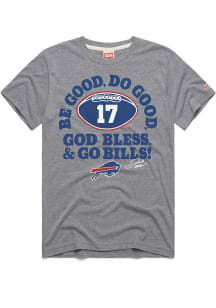 Josh Allen Buffalo Bills Grey Be Good, Do Good Short Sleeve Fashion Player T Shirt