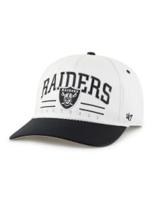 47 Las Vegas Raiders Roscoe 2Tone Hitch Adjustable Hat - White