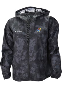 Columbia Kansas Jayhawks Womens Black Heat Seal Flash Challenger Light Weight Jacket